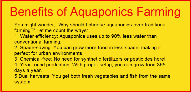 Benefits of Aquaponics Farming