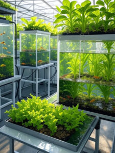 Hybrid Aquaponics Systems